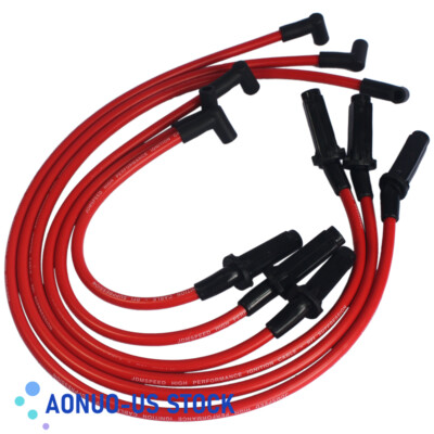 10.5mm Hi Performance Red Ignition Spark Plug Wires 3800 Series II L67 JDMSPEED
