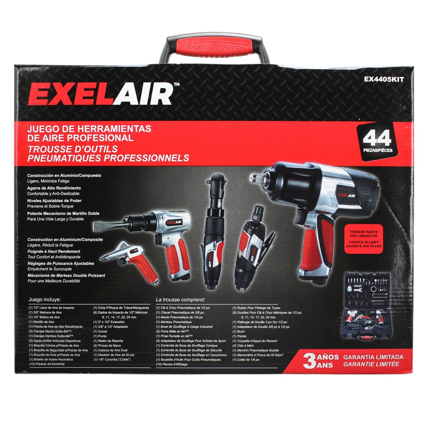 EXELAIR® 44Piece Professional Air Tool Accessory Kit eBay