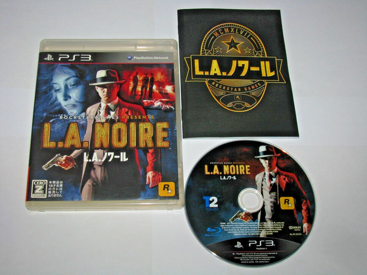 Jeu PlayStation 3 – L.A. Noire – Version Française – Très Bon État (Complet)