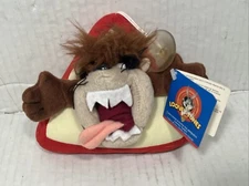 Looney Tunes 1998 Taz with suction cup Warner Bros. Plush Car Cling