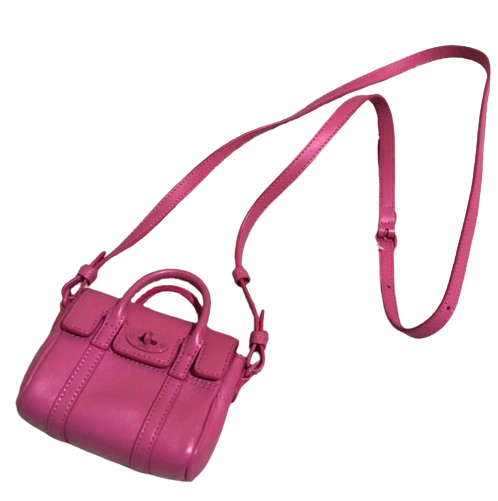 Mulberry Micro Bayswater Shoulder bag Geranium Pink Near Mint
