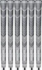 Golf Pride MCC Plus4 Gray Jumbo Grip -  Set of  6 - #1 Hybrid Grip w/Less Taper