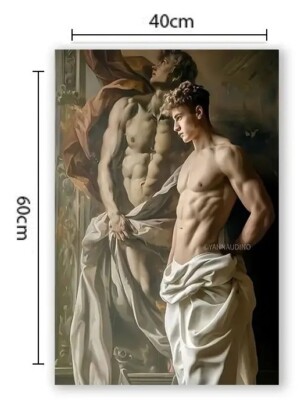 Gay Romance Sexy Schwul Mann Akt Love Boy Art/Leinwand/Kunstdruck/Poster Erotik