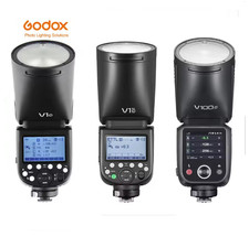 DE Godox V1 V1Pro V100 TTL Li-Ion Runde Kopf ...
