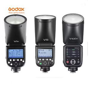 DE Godox V1 V1Pro V100 TTL Li-Ion Runde Kopf Kamera Blitz Drahtlose Blitzgerät