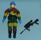 GI G.I. Joe SLAUGHTER'S MARAUDERS LOW LIGHT WITH GUN + BIPOD free ship