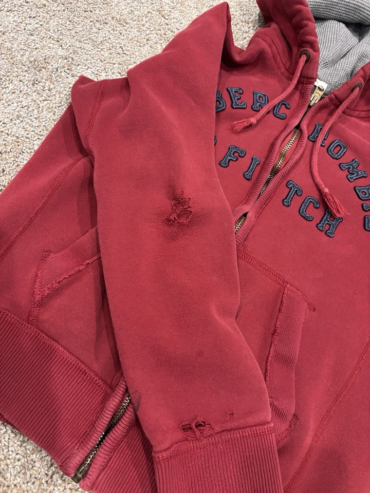Abercrombie & Fitch Chaqueta Sudadera con Capucha L Mujer Ver Mensaje Foto 4 de 4