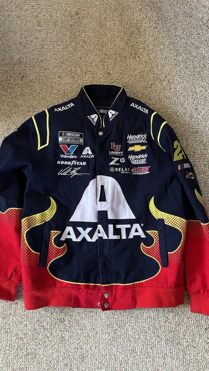 Nascar WILLIAM BYRON JH Design AXALTA Twill Uniform Snaps Jacket