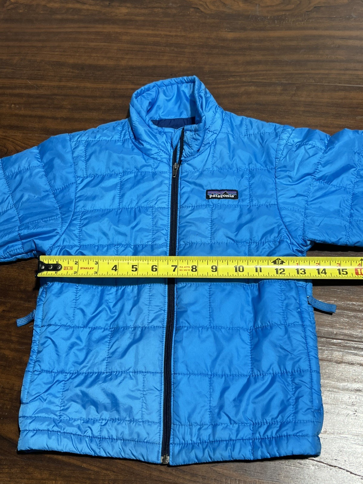 Patagonia Jacket Kids XS 4-5t  Blue Nano Puff Brick Quilt Lightweight Puffer thumbnail 10