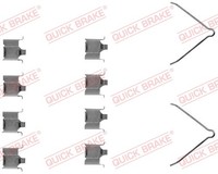 Quick Brake 109-1166 ZubehöRsatz Scheibenbremsbelag FüR Nissan Mazda