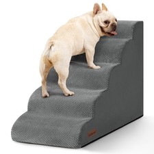 Dog Stairs for High Bed,5 Step Dog Ramp for Small and Medium Dogs,Pet Stairs ...
