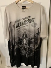 Harley-Davidson Mens Sz 2XL Graphic T-Shirt Williamsport Maryland XXL