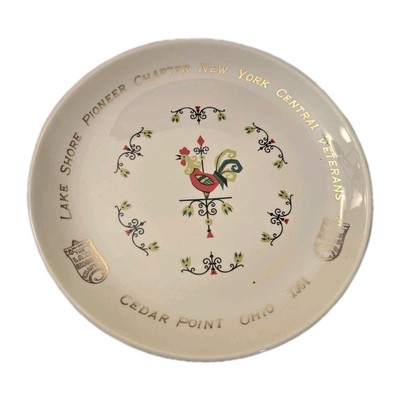 1964 Lake Shore Pioneer Chapter New York Central Veterans CEDAR POINT RR Plate