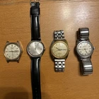 Lot Of 4 Vintage Men’s Watches . Timex, Bulova & Seiko.