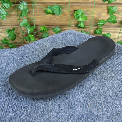 Nike Women's Celso Thong Black Synthetic Sz 10 Medium Used