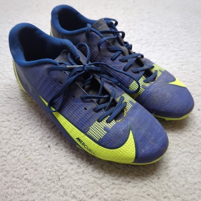 Nike Mercurial Vapor FG Fußballschuhe Herren UK 5,5 Lila Volt Firm Ground