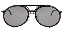 Vintage PORSCHE DESIGN by CARRERA 5661 90 54mm Black Aviator Sunglasses Austria