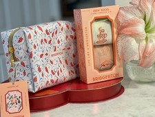 Bridgerton Cosmetic Bag And Crew Socks Combo 
