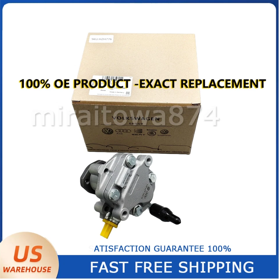 Power Steering Pump for Volkswagen Beetle 1998-05 Jetta Golf Derby Seat Cordoba Foto 2 de 4