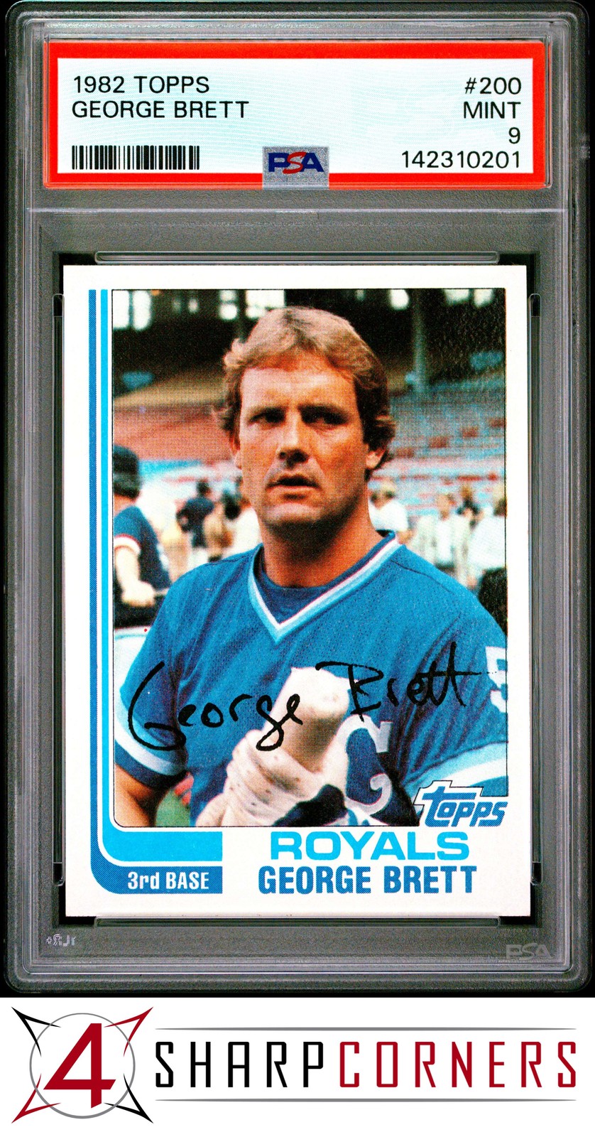 1982 TOPPS #200 GEORGE BRETT ROYALS HOF PSA 9