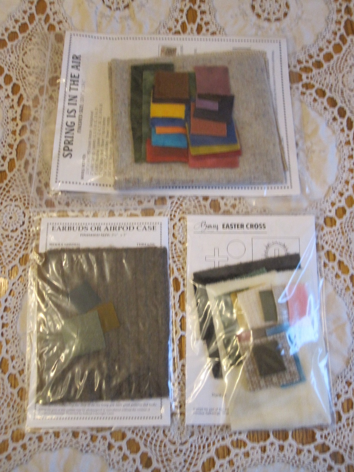 Primitive Gatherings WOOL BOX Applique Patterns Kits Fabric Accessories Extras 8