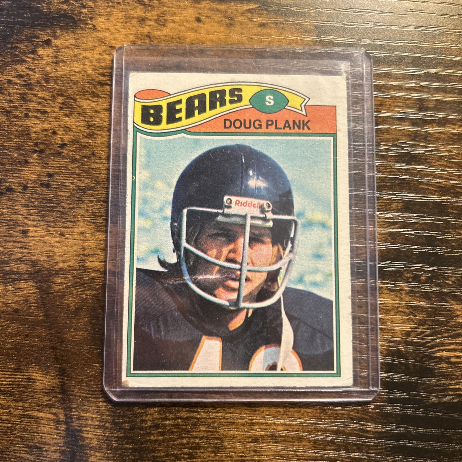 Doug Plank 1977 Topps Rookie Football Card #101 RC
