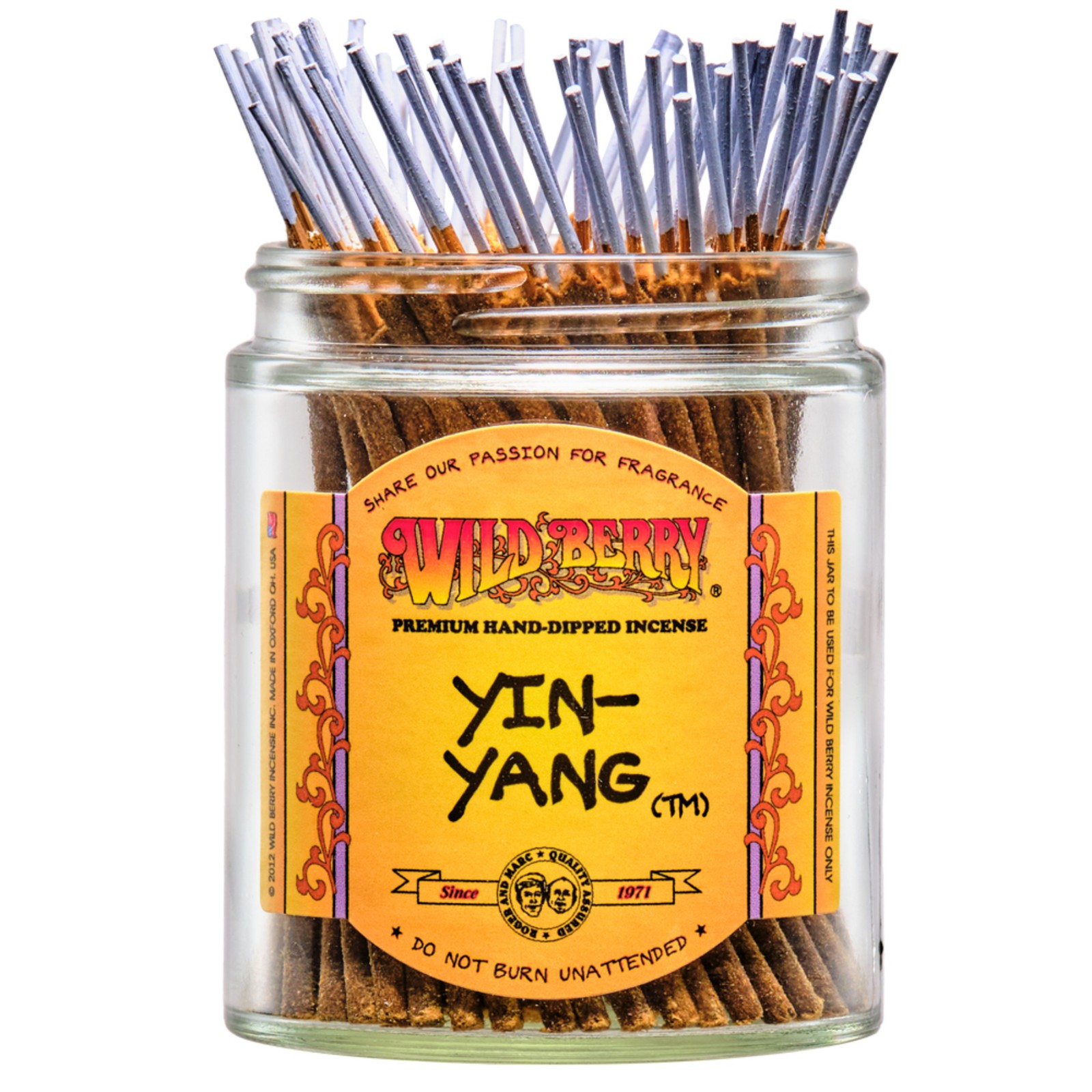 Ароматические палочки Wild Berry Shorties 50 шт 4 ароматические палочки для благовоний - Инь-Янь - Ручной работы изготовленные в США 1990₽