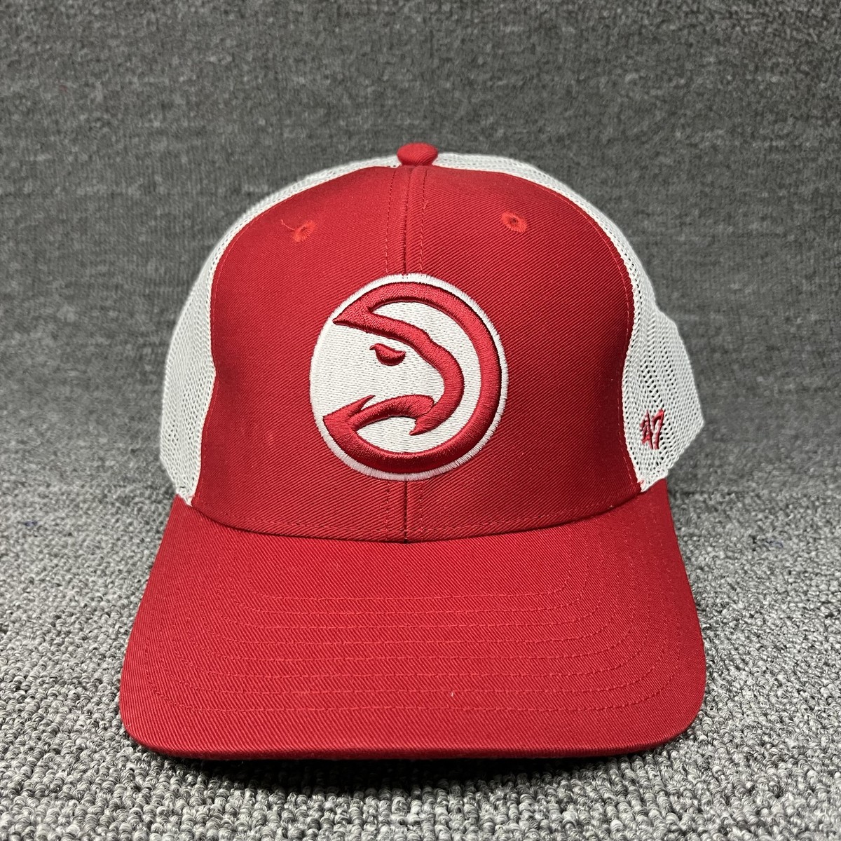 Atlanta Hawks '47 Trawler Trucker Hat Red White Mesh Snapback NBA Cap