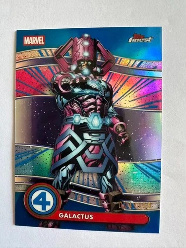 2026 Topps Marvel Finest The Fantastic Four Galactus 060 Blue 024/150