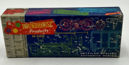 Roundhouse HO Escala Kit 50' FMC Boxcar Kit Sin Decorar Amarillo #1830 Nuevo en Caja | Zustand: New