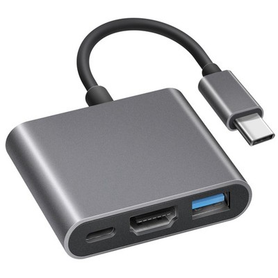 USB C to HDMI Adapter Multiport 100W Fast Charging, Fubiaofei Type C HDMI 4K ...
