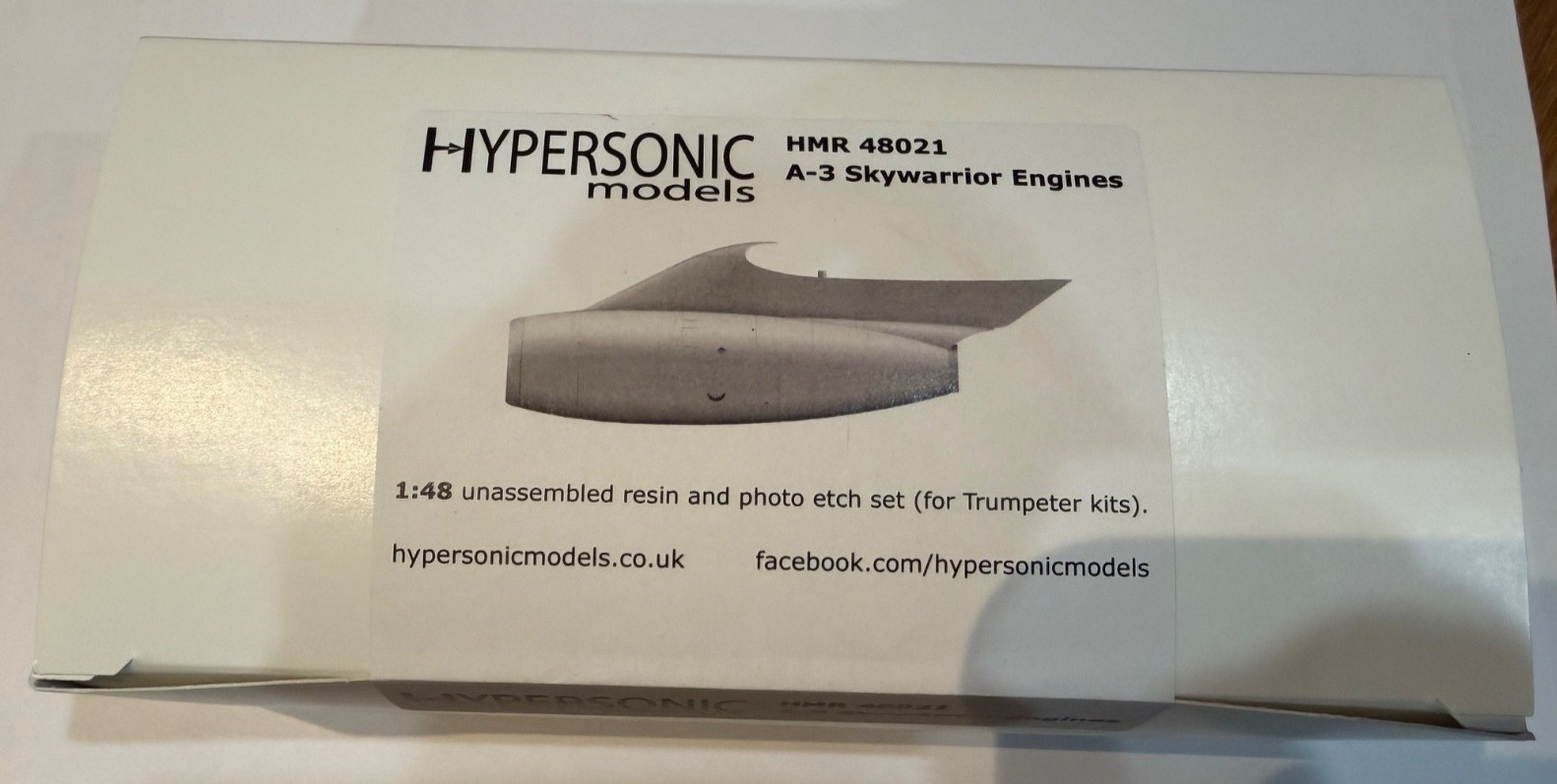 1/48 HYPERSONIC MODELS HMR48021 A-3 SKYWARRIOR ENGINES FOR T