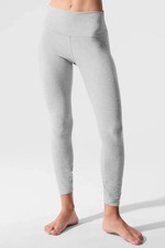 NWT Alo Yoga Alosoft High-Waist 7/8 Highlight Legging Athletic Heather Grey XS NWT Alo Yoga Alosoft High-Waist 7/8 Highlight Legging Athletic Heather Grey XS - Image 1