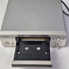 DENON DRR-102 Silver Compact Stereo Cassette Deck Auto Reverse F/S