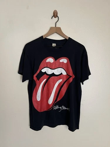 The Rolling Stones North American Tour Tee L Sc 1980s vintage concert t-shirt, vintage, single stitch, B+ condition