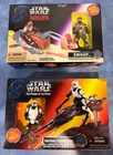 Star Wars Power of the Force SOTE Swoop & ROTJ imperial Speeder Bike lot NISB