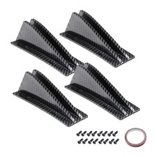4 Piezas Difusor Trasero Genérico Mini Coche Exterior Accesorios Puerta Trasera Vehículo Inferior