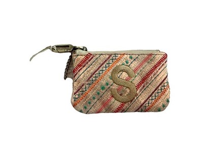 Hobo Monogramed Pouch Letter  S  - New
