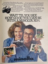 Minolta XG-1 Camera Advertisement Vintage Print Ad 1980 Ramsey NJ u Original