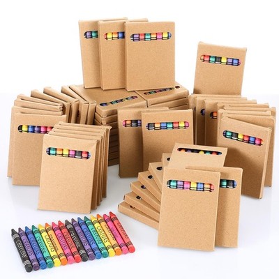 50 Packs Crayons Bulk Back to School Crayon 8 Color Crayon Individual Packs M...