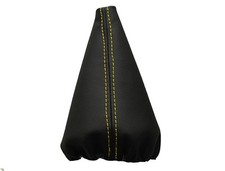 Nissan Almera Tino V10 (1998-2005) Schaltknaufabdeckung - gelbe Nähte