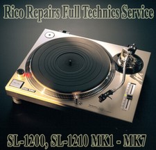 Technics 1200 1210mk2-mk7 Turntable "repair Service" Cables.tonearm.pop-up Light