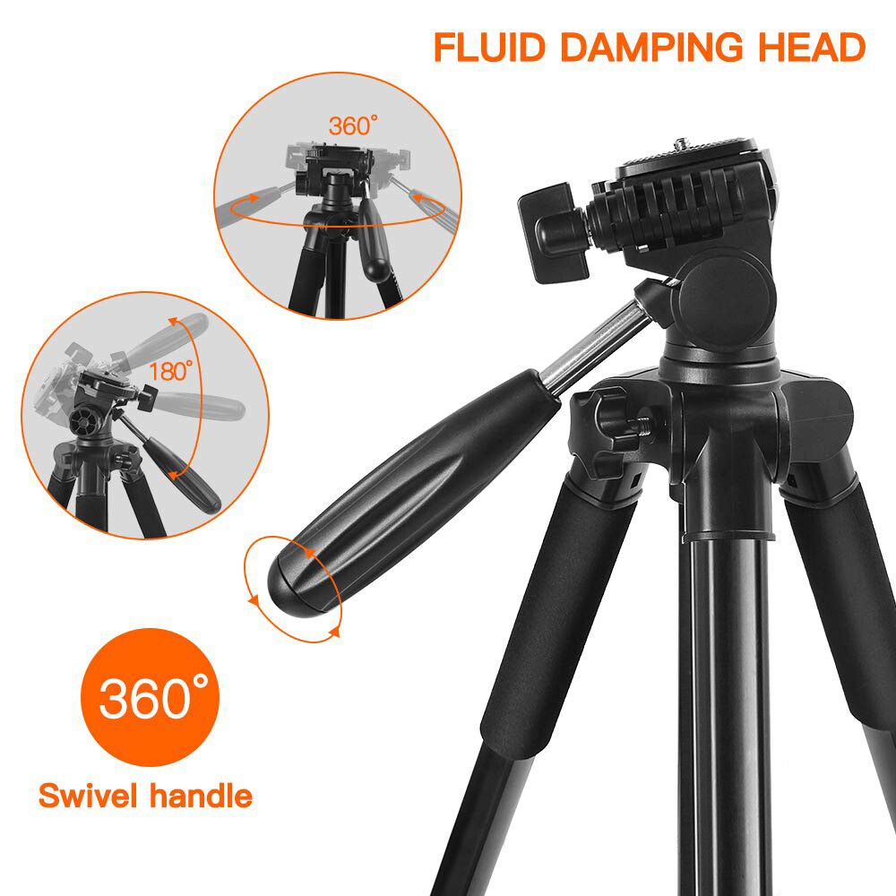 ZOMEI Professional Portable Tripod Monopod Pan Head for