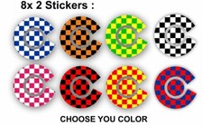 8 autocollant sticker boule bowling 