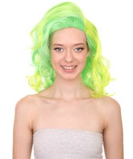 Adult Women's 17" Medium Length Halloween Singing Personality Wig