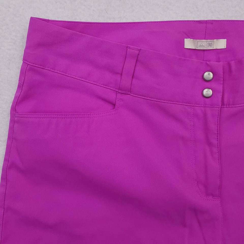 Pantalones Cortos Adidas Para Mujer 10 Rosa Fuscia Chino Rendimiento Golf Atletismo Aire Libre Foto 2 de 4