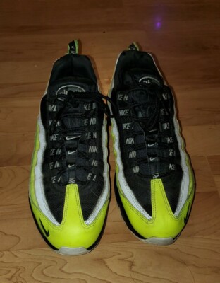 2018 Nike Air Max 95 PRM Reverse Volt Glow Black 538416-701  display picture 2