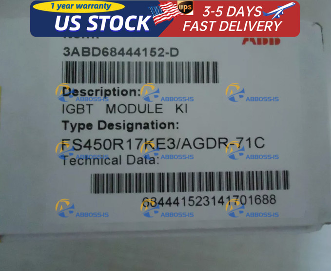 1PCS Brand New FS450R17KE3/AGDR-71C ABB Power module FS450R17KE3-AGDR71C