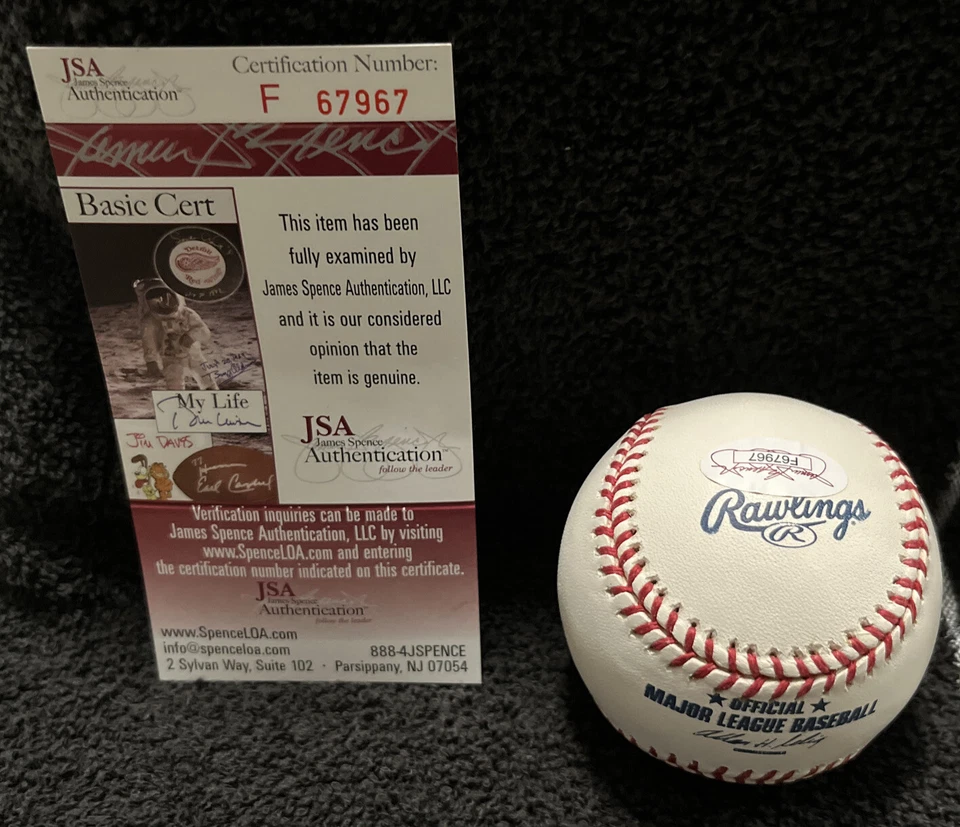 Phil Rizzuto NY Yankees 100th Anniversary SIGNED AUTOGRAPHED  JSA COA - Image 2 of 4