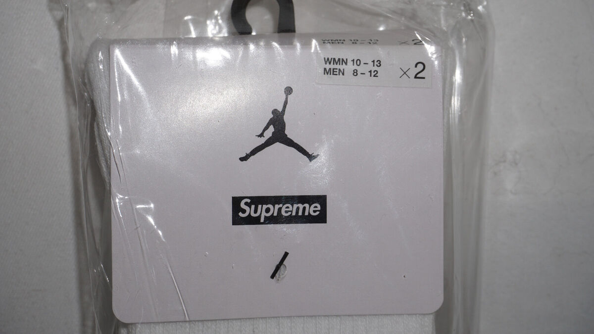 Supreme New Jordan Crew Sock Dri FIt Size 8-12 | eBay Supreme New Jordan Crew Sock Dri FIt Size 8-12 | eBay